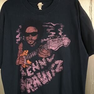 Lenny Kravitz Vintage Y2K Band Smoke Rock Graphic Shirt XL Grunge Alternative